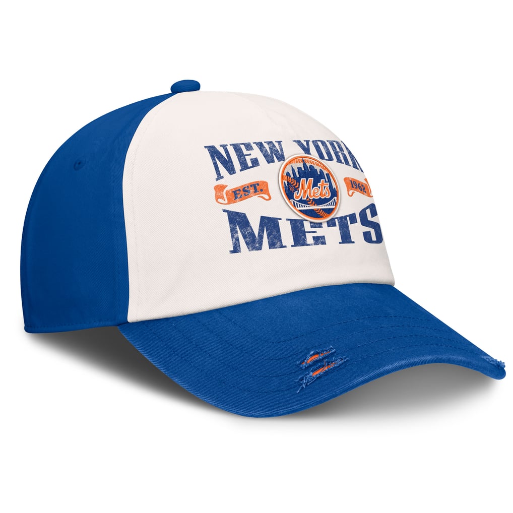 Men's New York Mets Fanatics Royal/Cream Heritage Scar Adjustable Hat