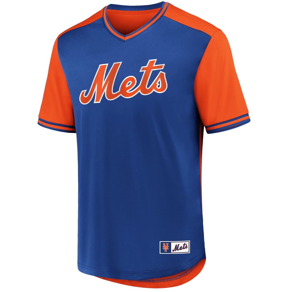 Men's New York Mets Fanatics Royal/Orange Iconic Walk Off V-Neck Jersey ...