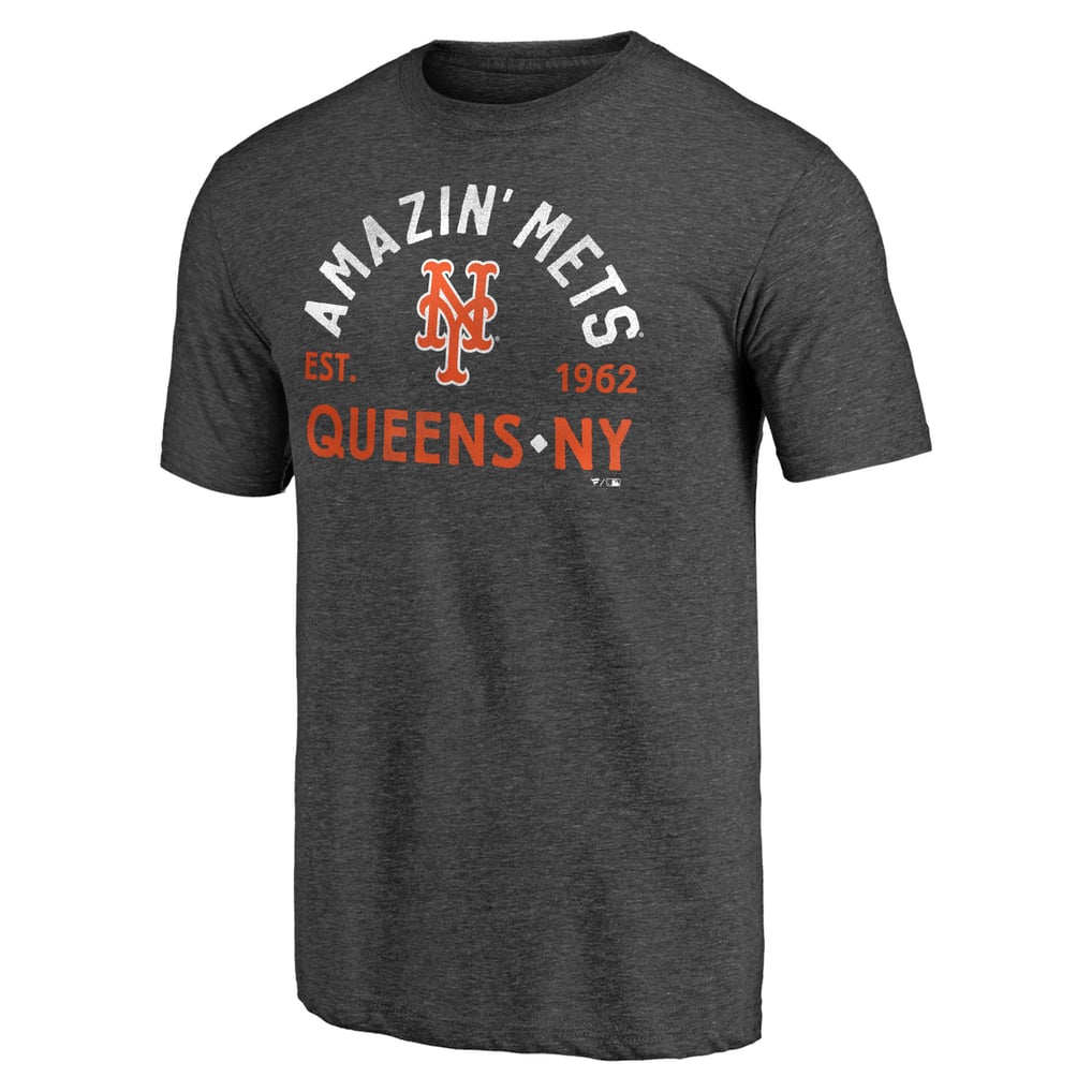 Men's New York Mets Heather Charcoal Hometown Collection Amazing Mets ...