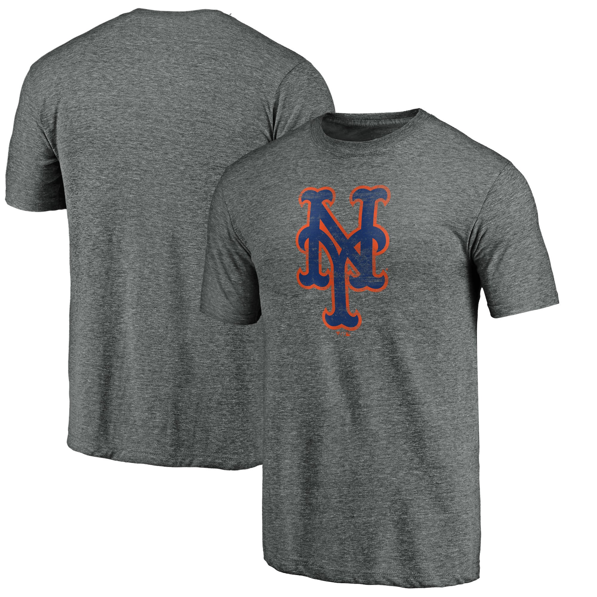 Fanatics New York Mets Tシャツ New York Mets Fanatics Weathered Official Logo Tri-Blend T-Shirt