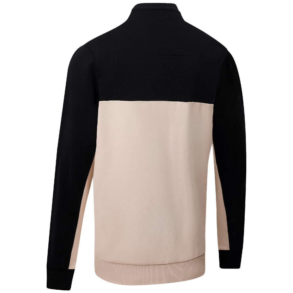 New York Mets Levelwear Legacy Pullover Sweatshirt - Black/Sand