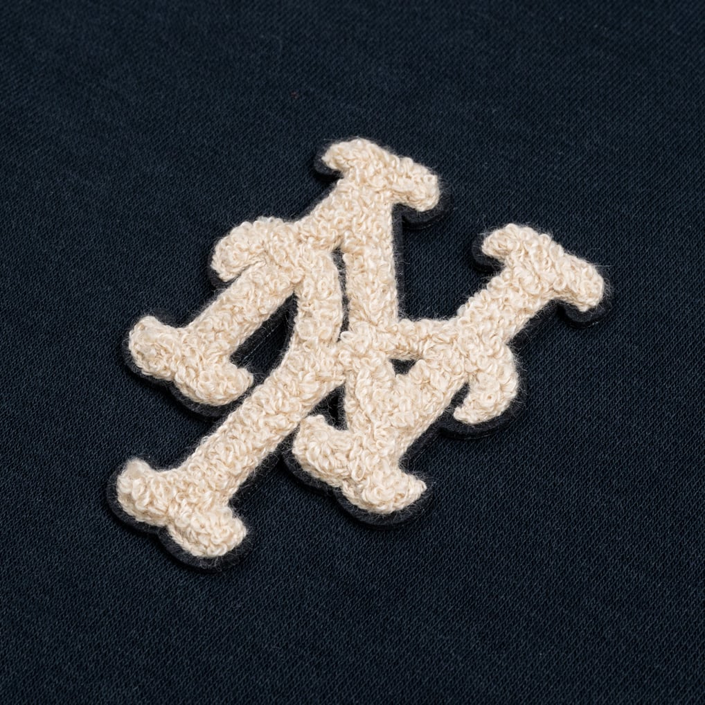 New York Mets Levelwear Legacy Pullover Sweatshirt - Black/Sand