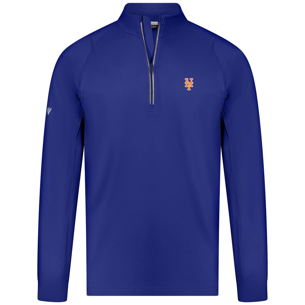 New York Mets Levelwear Theory Insignia Quarter-Zip Pullover - Royal