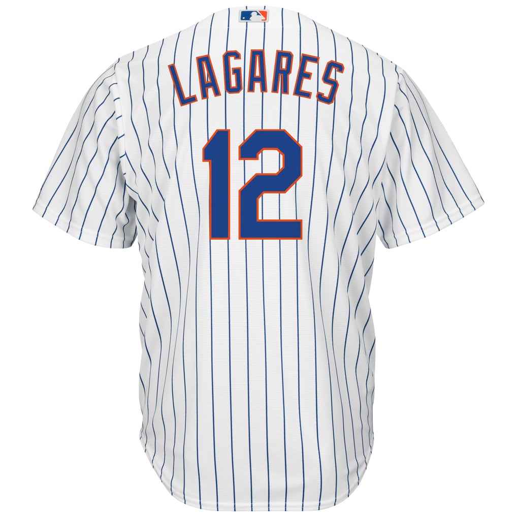 Men's New York Mets Juan Lagares Majestic White Home Cool Base Player ...