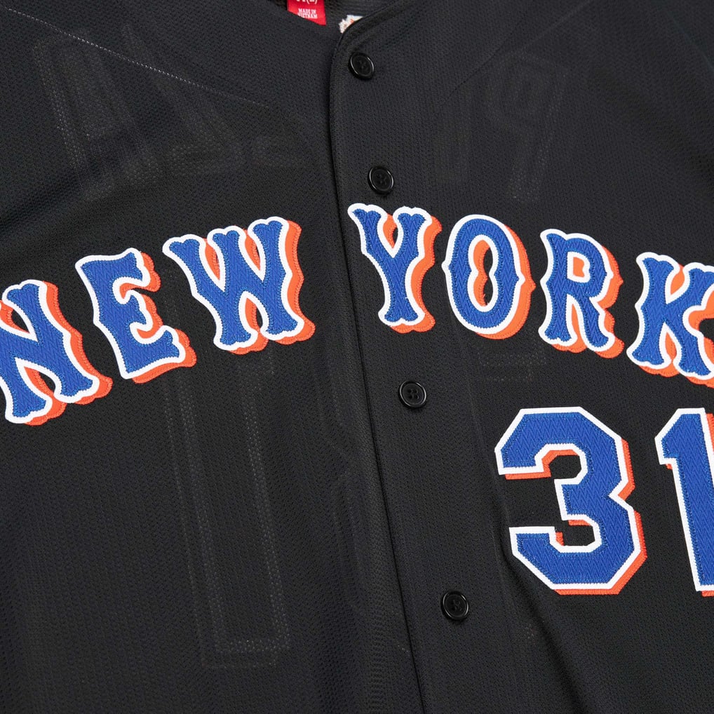 Maillot Mike Piazza New York Mets Vintage - Noir, Taille L, Nike, Collection Cooperstown Neuve
