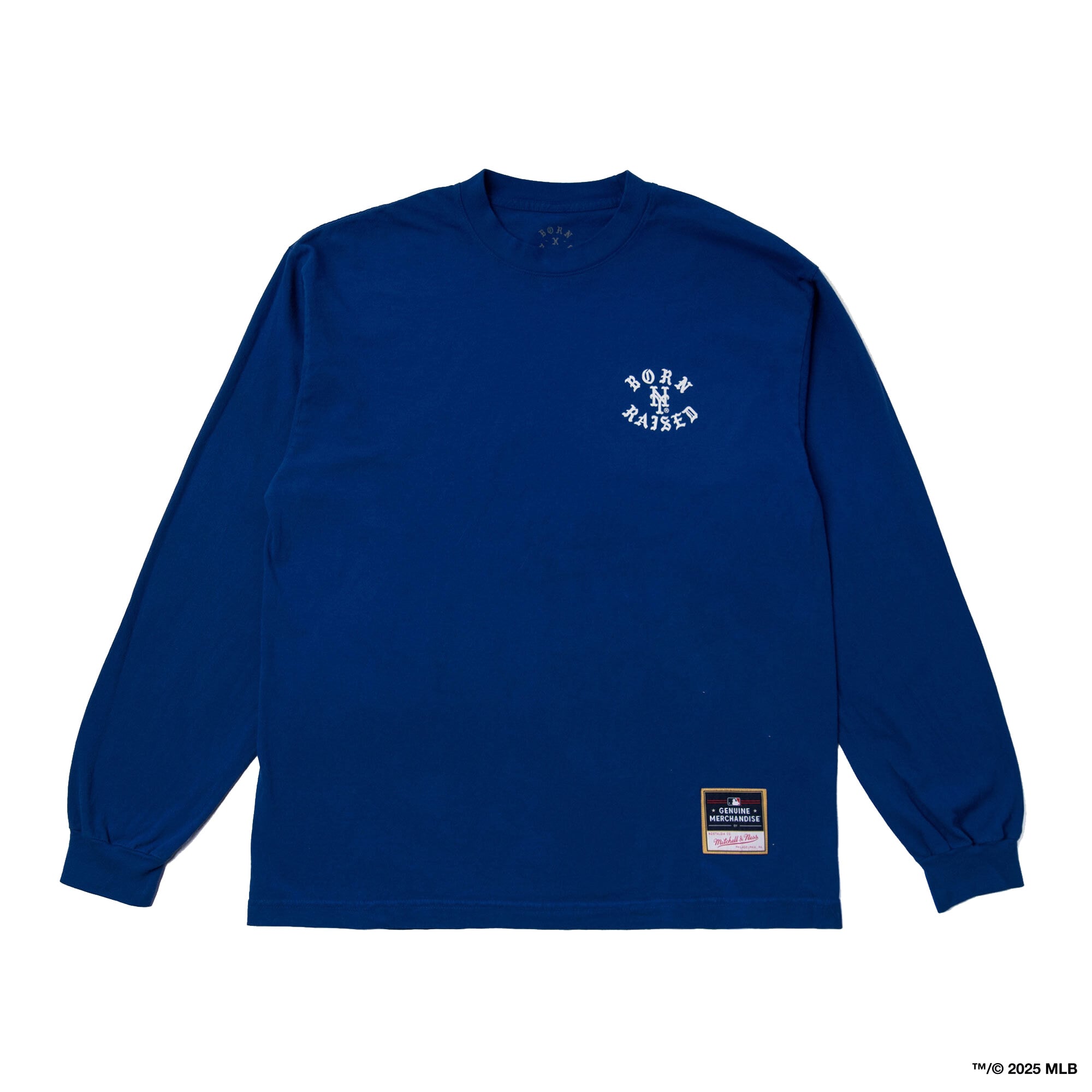 Men's New York Mets Mitchell & Ness Royal Born X Raised in New York ...