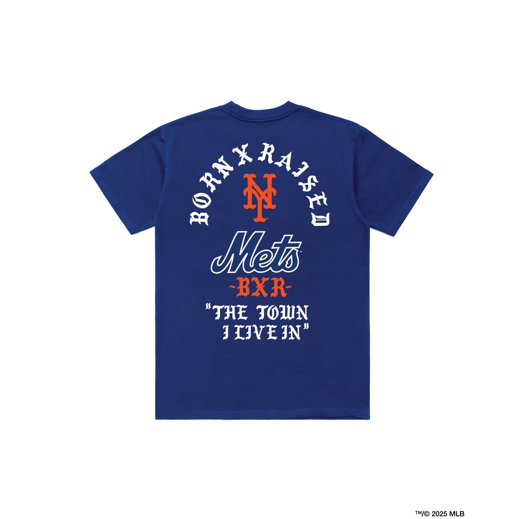 New York Mets Mitchell & Ness Born X Raised in New York Town T 