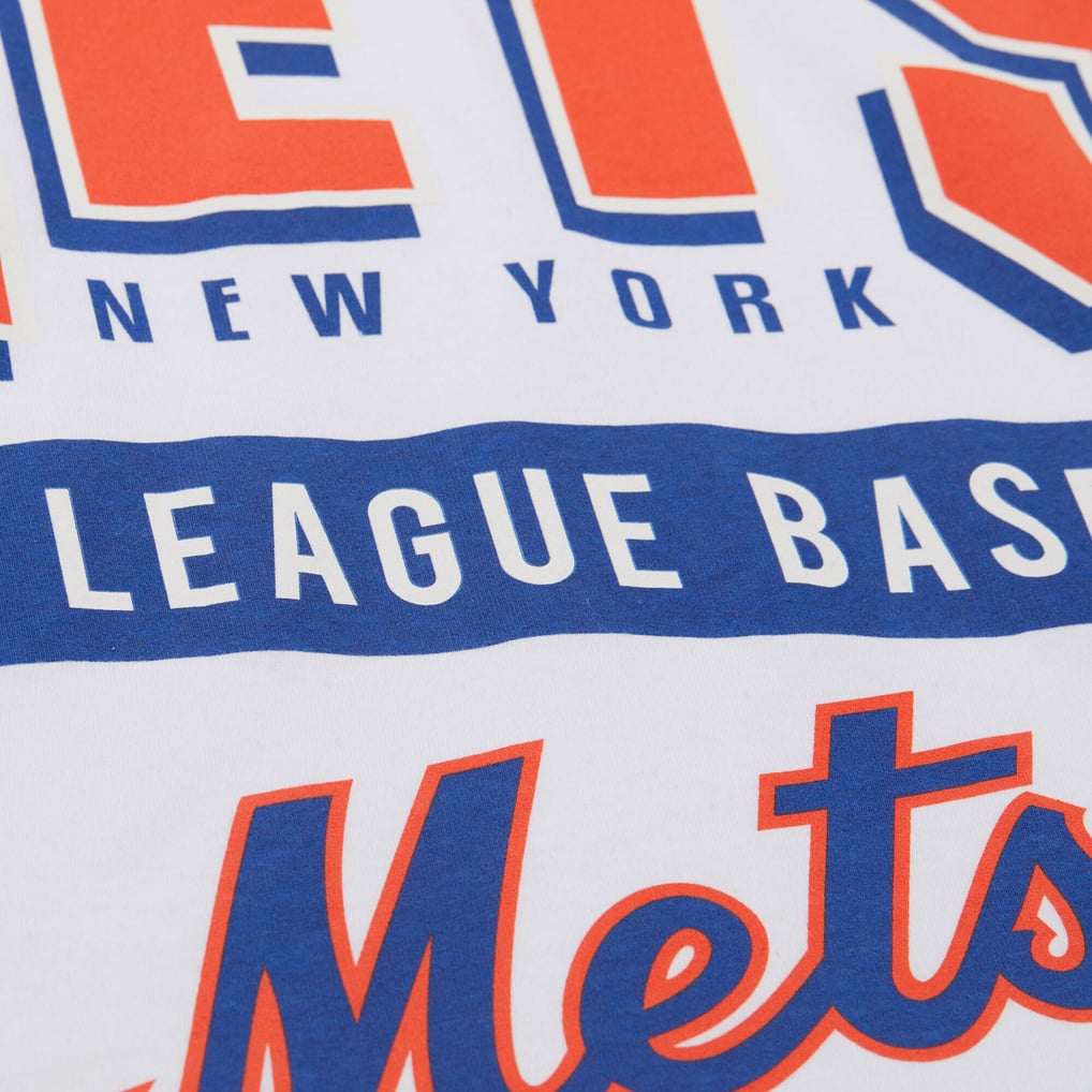 Men's New York Mets Mitchell & Ness White Cooperstown Collection Team ...