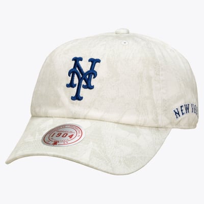  New York Mets Mitchell & Ness Ghosted 1904 Adjustable Hat - White