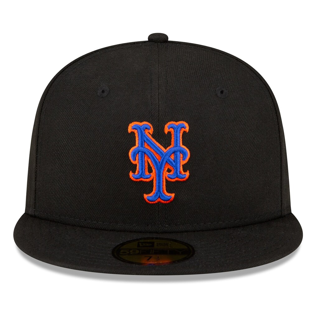 Men's New York Mets New Era Black 2024 MLB Postseason Side Patch ...