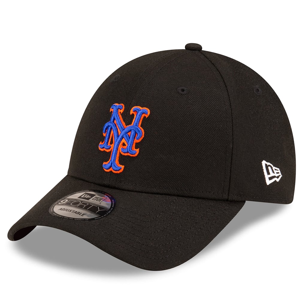 Men's New York Mets New Era Black 2024 MLB Postseason Side Patch 9FORTY ...