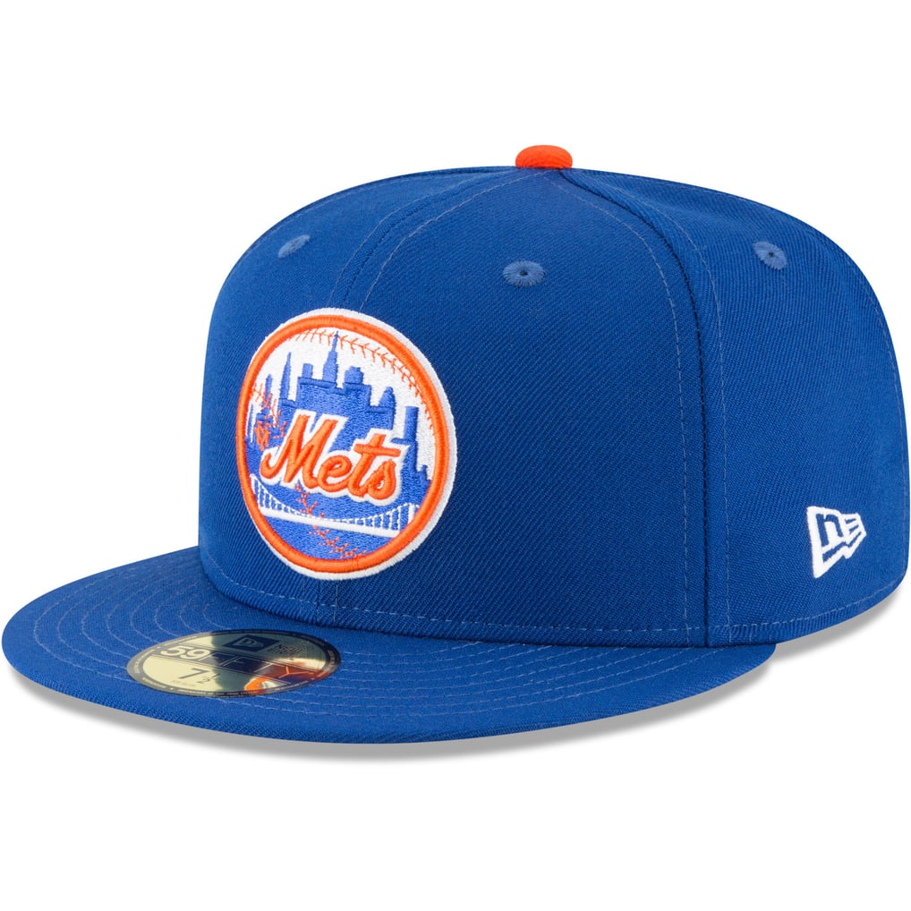 New York Mets New Era Cooperstown Collection Wool 59FIFTY Fitted Hat - Blue
