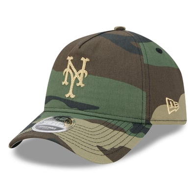 New York Mets New Era A-Frame 9FORTY Adjustable Hat - Camo