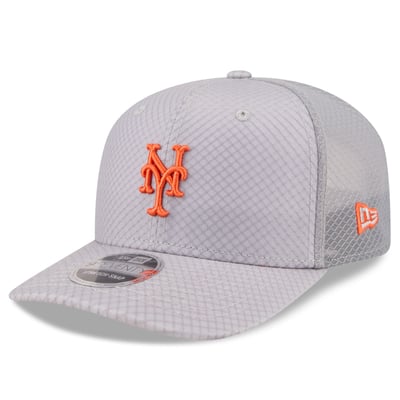  New York Mets New Era 9SEVENTY Jock Adjustable Trucker Hat - Gray