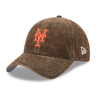 New York Mets New Era Corduroy Casual Classic Adjustable Hat - Olive