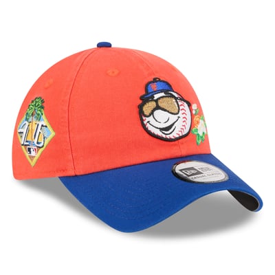  New York Mets New Era 2026 Spring Training Casual Classic Adjustable Hat - Orange/Royal