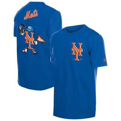 New York Mets New Era Cartoon Logo T-Shirt - Royal