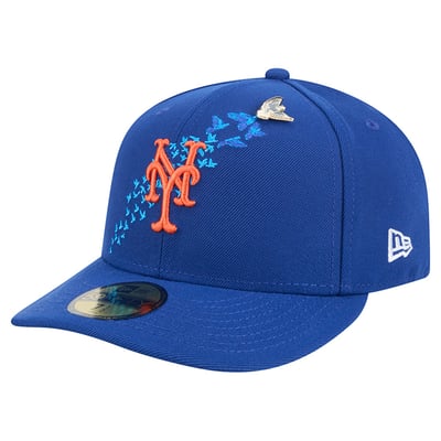 New York Mets New Era City Icon Pin 59FIFTY Fitted Hat - Royal