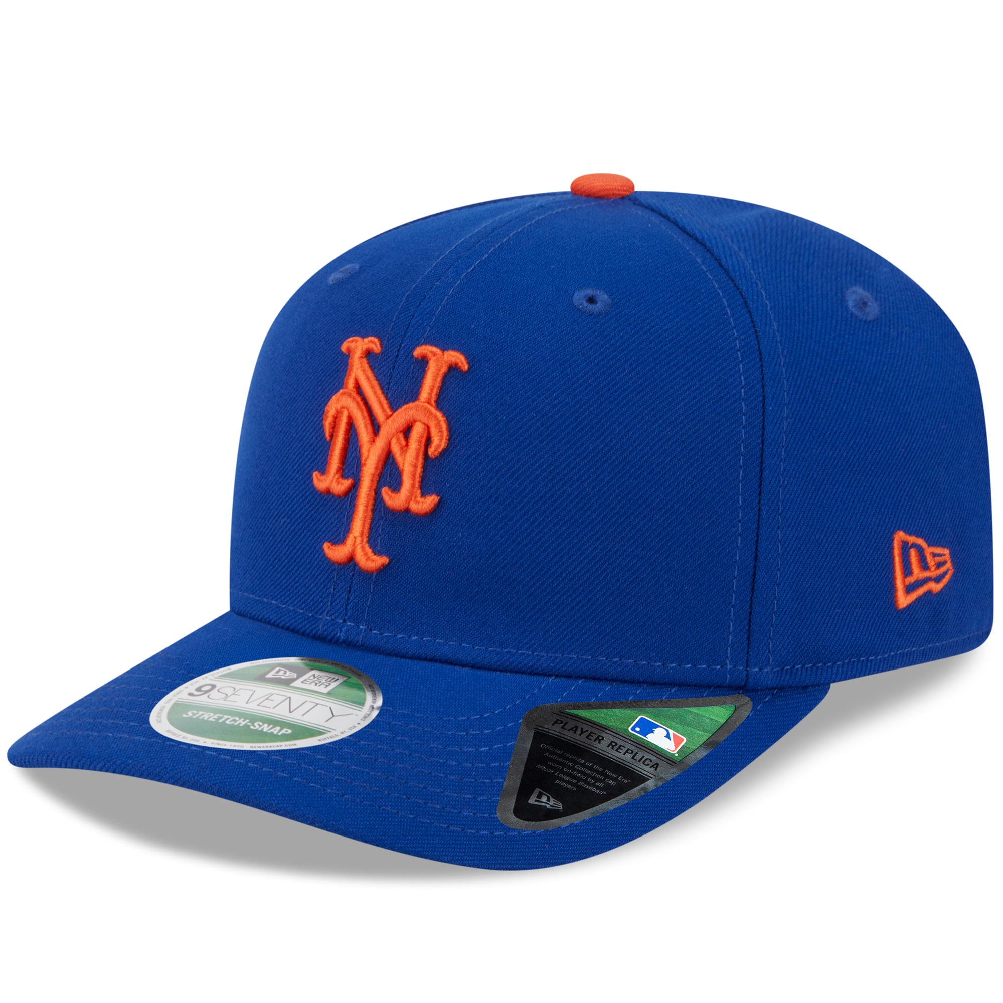 Men's New York Mets New Era Royal Player Replica 9SEVENTY Adjustable Hat