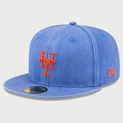 New York Mets New Era Washed 59FIFTY Fitted Hat - Royal