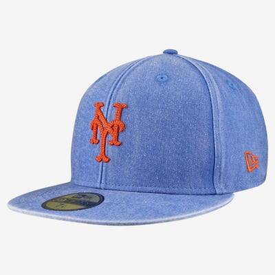  New York Mets New Era Washed 59FIFTY Fitted Hat - Royal