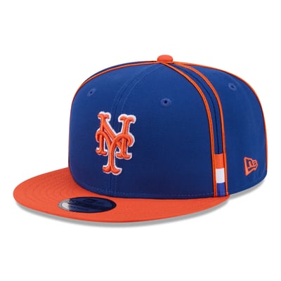 New York Mets New Era 9FIFTY Soutache Snapback Hat - Royal/Orange