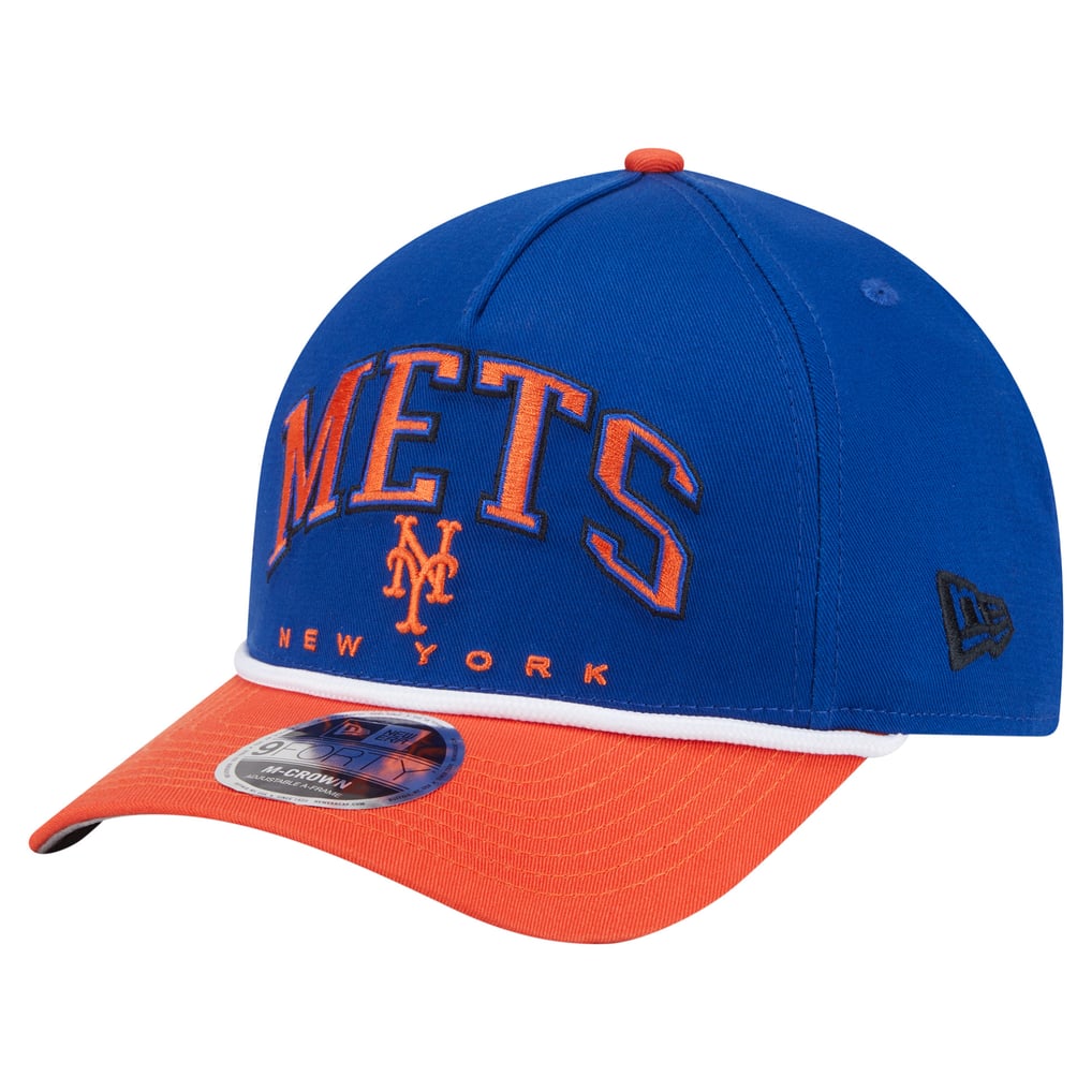Men's New York Mets New Era Royal/Orange Arch 9FORTY A-Frame M-Crown ...