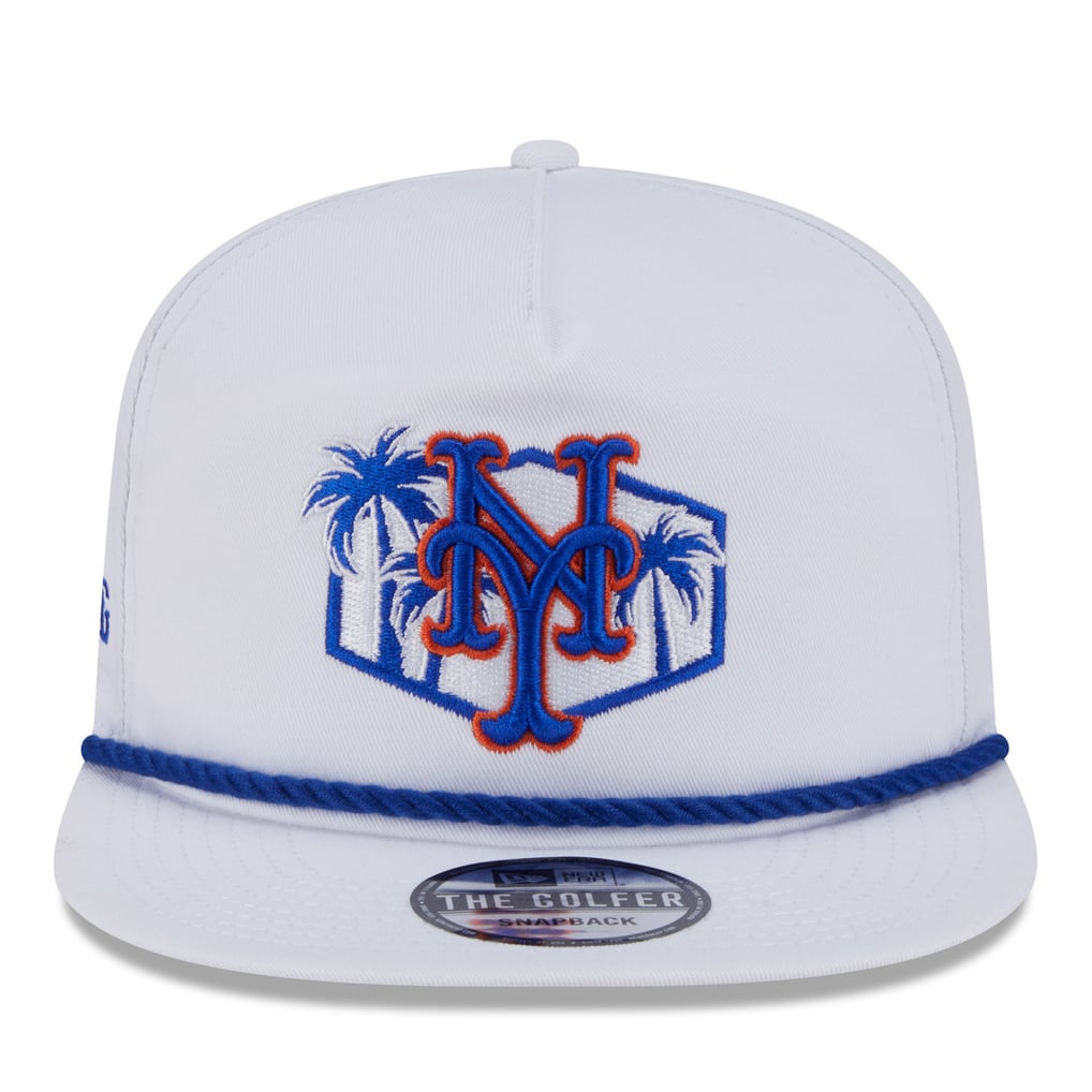 Men's New York Mets New Era White 2025 Spring Training Palm Golfer ...