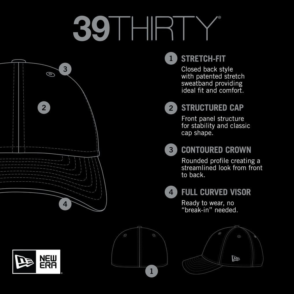 New York Mets New Era 39THIRTY Flex Hat - White