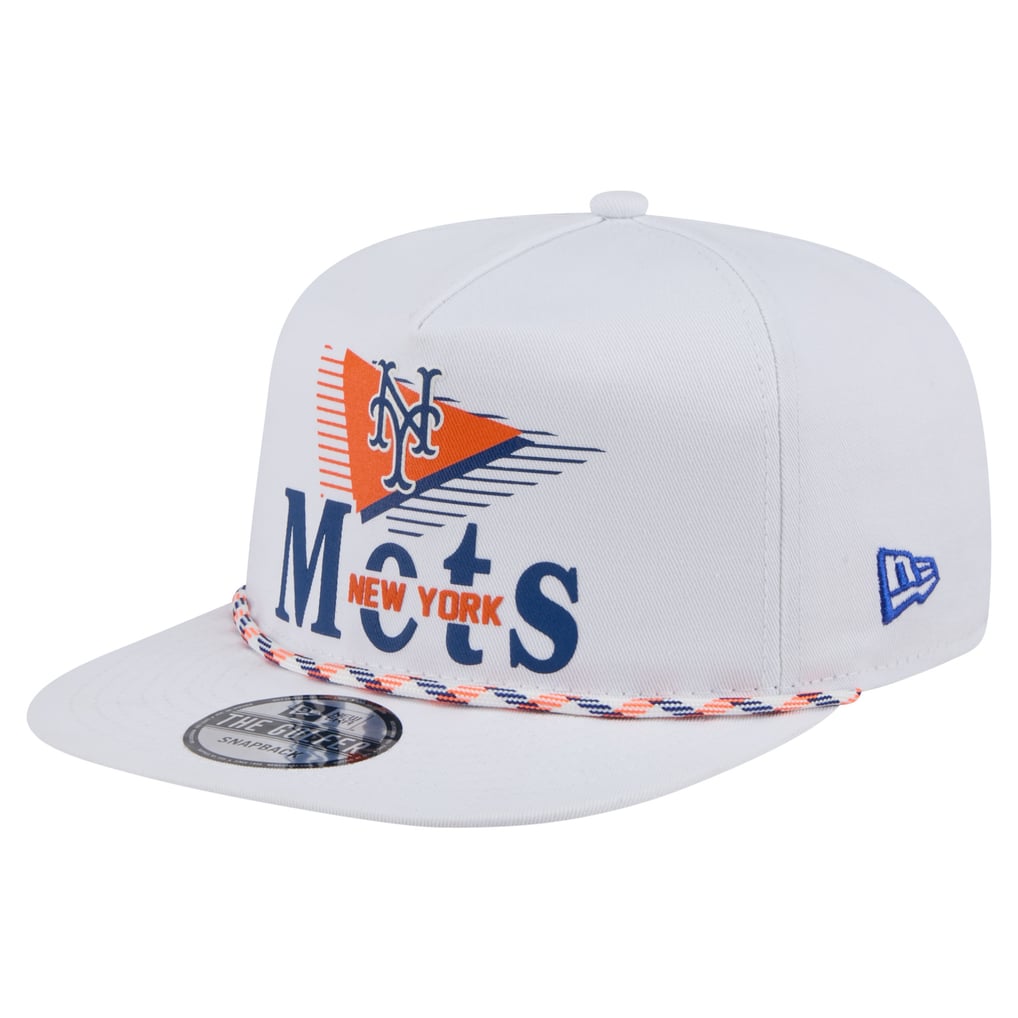  New York Mets New Era Collide Golfer Snapback Hat - White