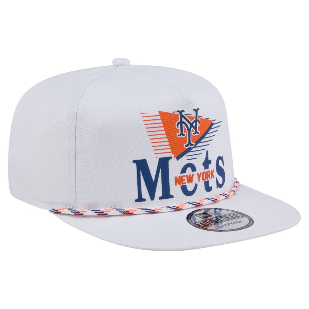  New York Mets New Era Collide Golfer Snapback Hat - White