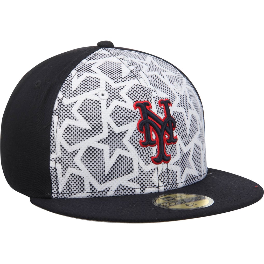 New Era New York Mets White/Navy Stars & Stripes 59FIFTY Fitted Hat