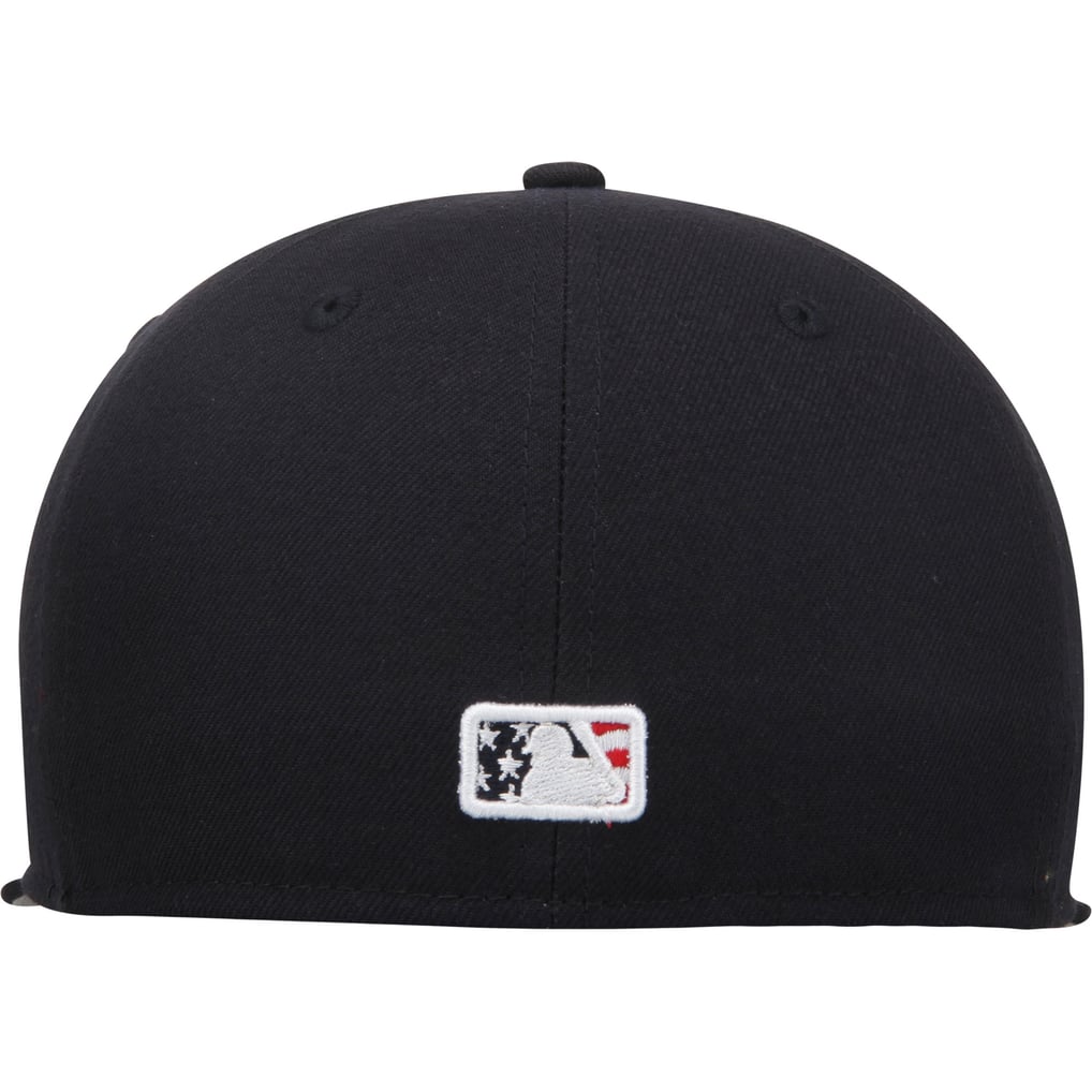 New Era New York Mets White/Navy Stars & Stripes 59FIFTY Fitted Hat