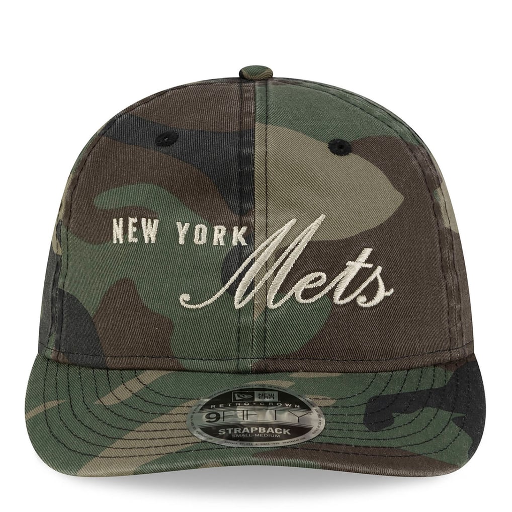  New York Mets New Era x thisisneverthat Retro Crown 9FIFTY Adjustable Hat - Camo
