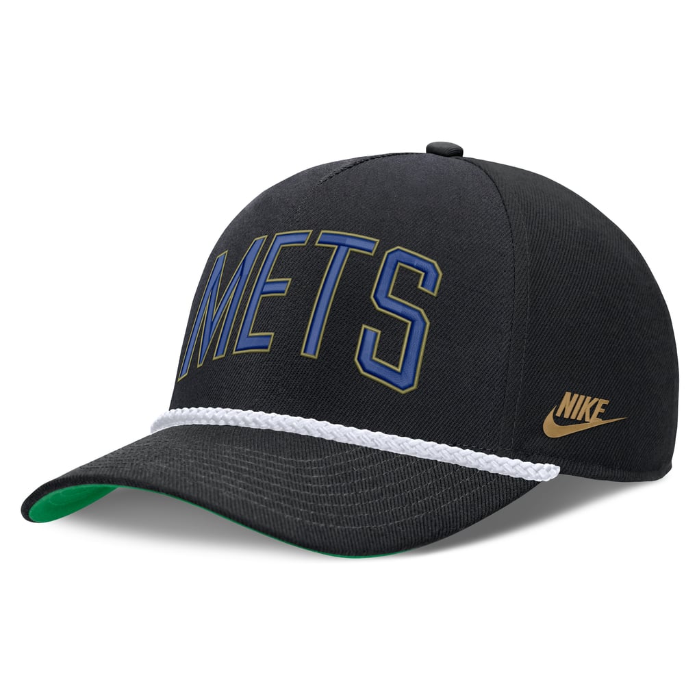 New York Mets Nike Cooperstown Collection Rise Adjustable Hat - Black