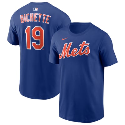 Bo Bichette New York Mets Nike Home Name & Number T-Shirt - Royal