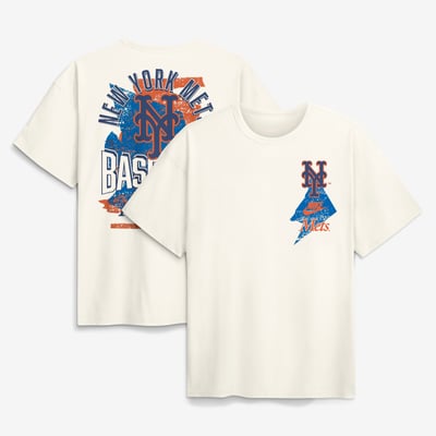 New York Mets Nike Max90 Arch Heavyweight T-Shirt - Cream