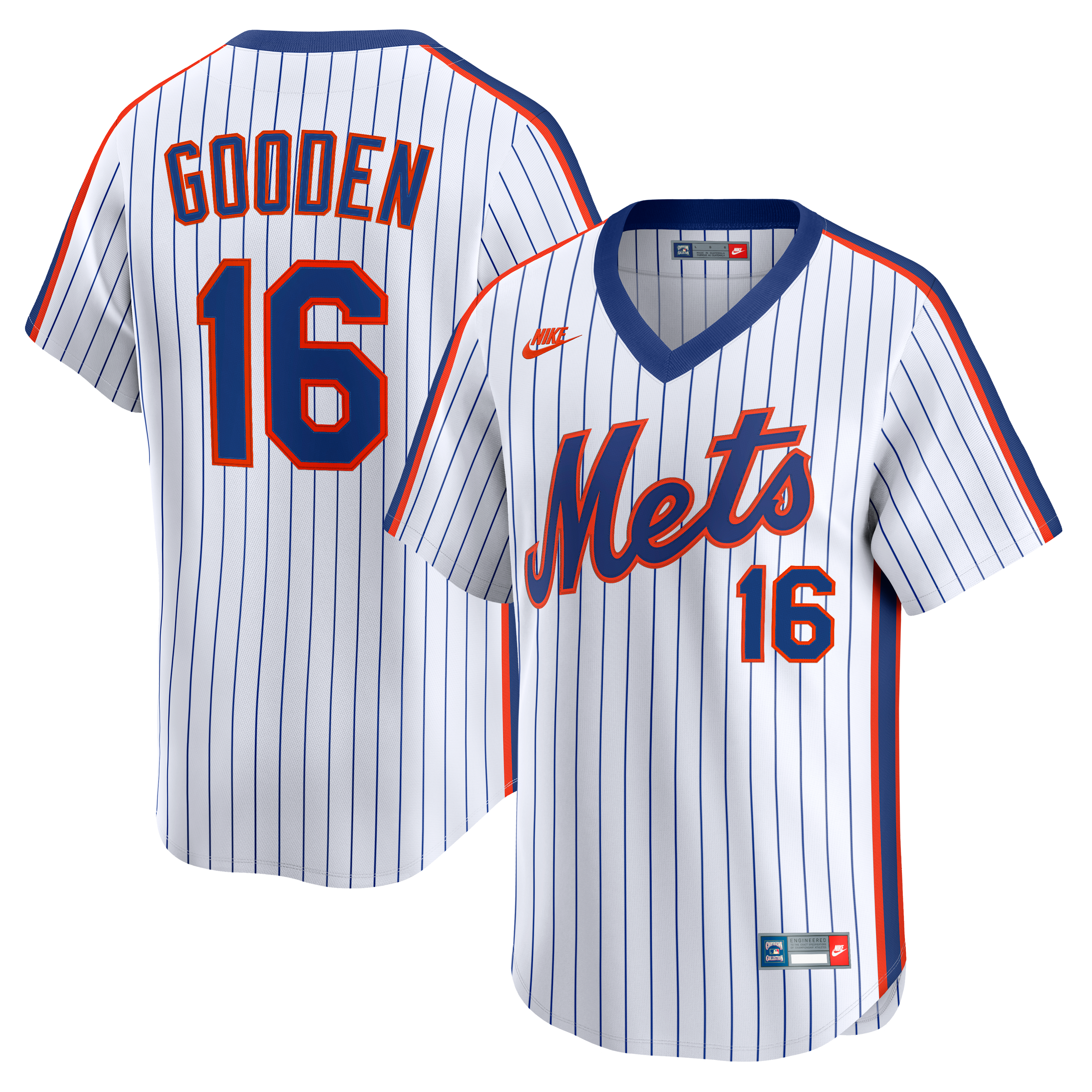 Men's New York Mets Dwight Gooden Nike White Cooperstown Collection ...