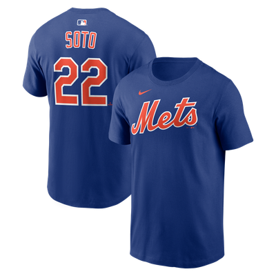 Juan Soto New York Mets Nike Home Name & Number T-Shirt - Royal