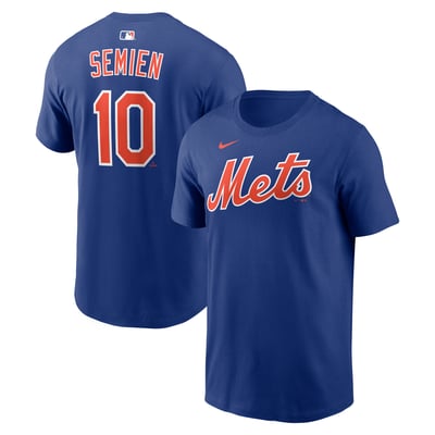 Marcus Semien New York Mets Nike Home Name & Number T-Shirt - Royal