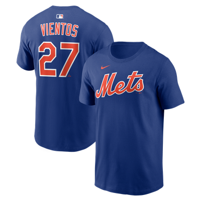 Mark Vientos New York Mets Nike Home Name & Number T-Shirt - Royal