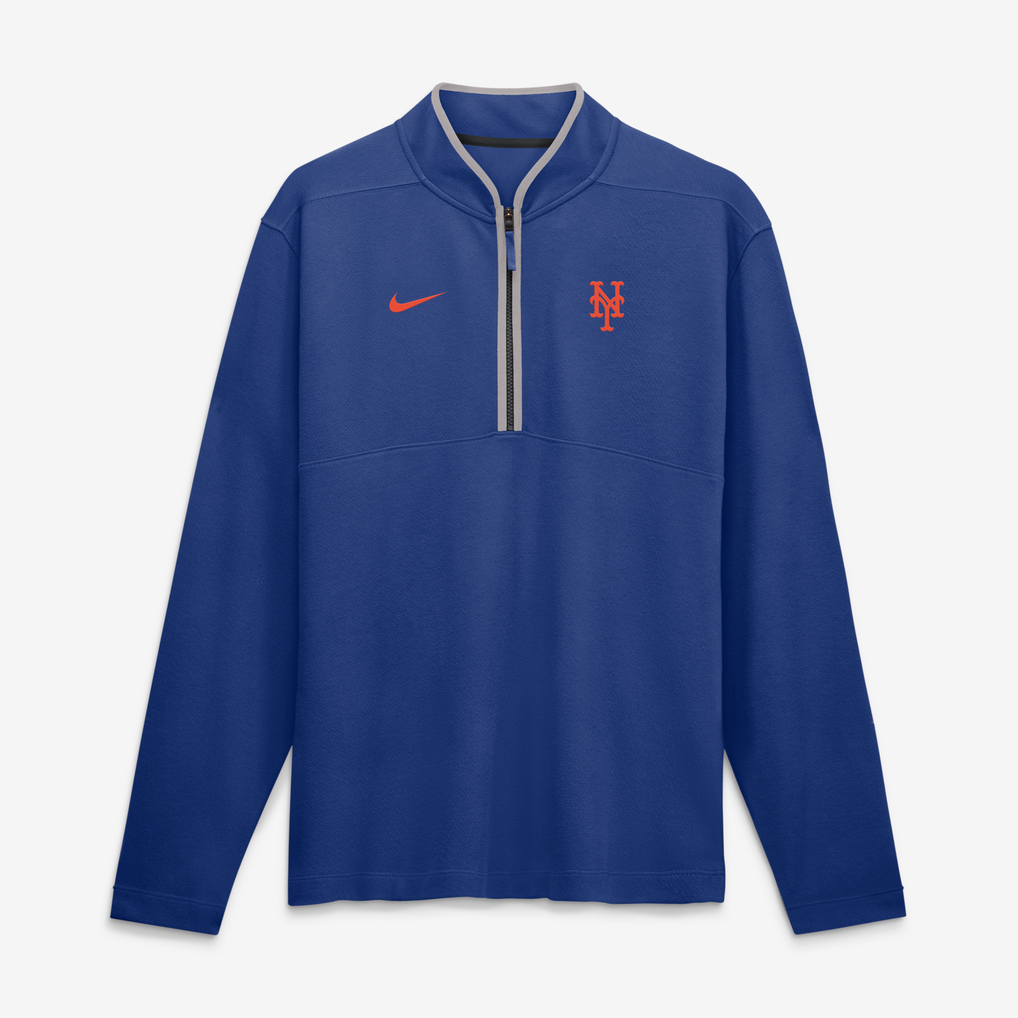 New York Mets Nike Dri-FIT Victory Half-Zip Pullover - Royal