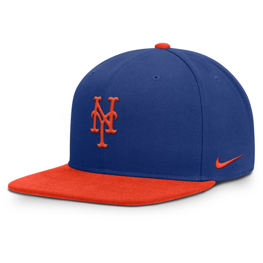  New York Mets Nike Primetime Pro Dri-FIT Snapback Hat - Royal/Orange