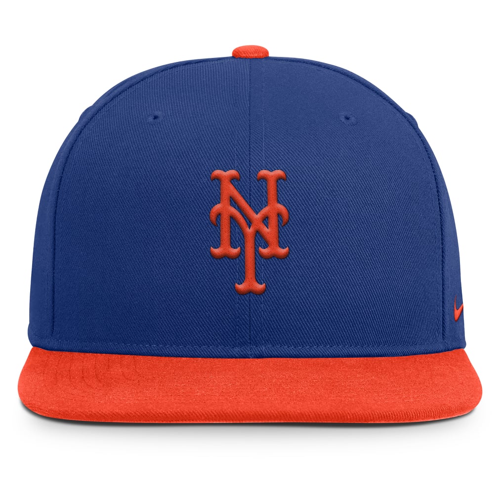  New York Mets Nike Primetime Pro Dri-FIT Snapback Hat - Royal/Orange