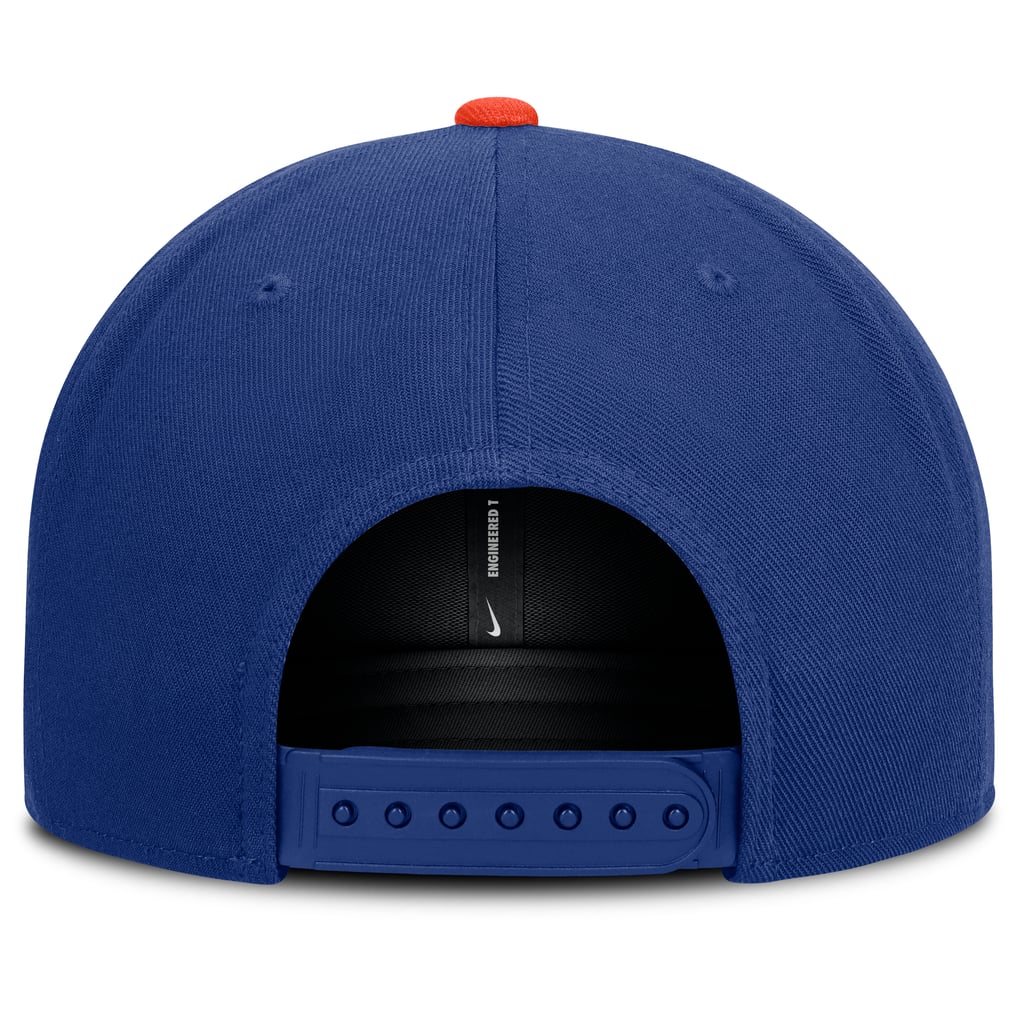  New York Mets Nike Primetime Pro Dri-FIT Snapback Hat - Royal/Orange