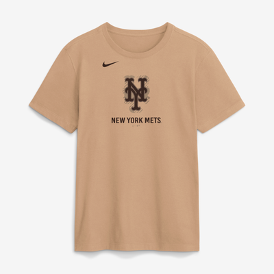 New York Mets Nike Fashion Cotton T-Shirt - Tan