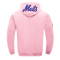 Men's New York Mets Pro Standard Pink Classic Chenille Pullover Hoodie