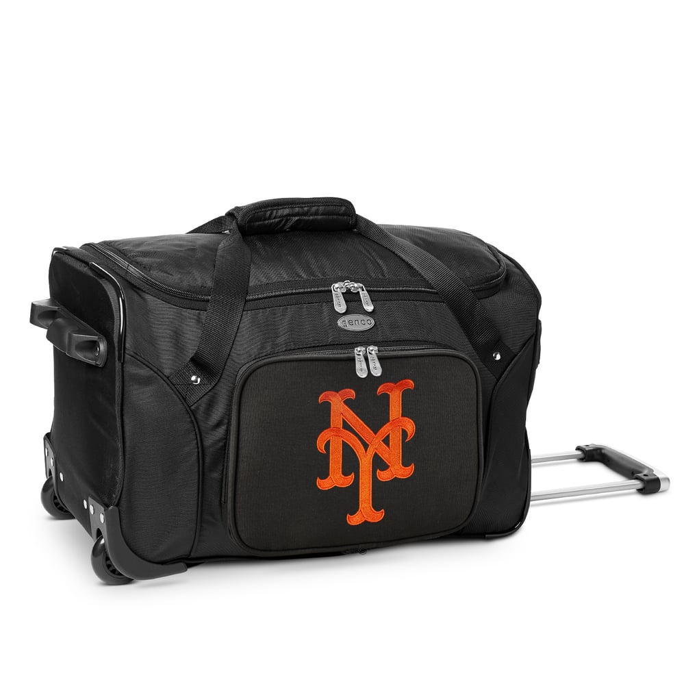 New York Mets MOJO 22" 2-Wheeled Duffel Bag - Black