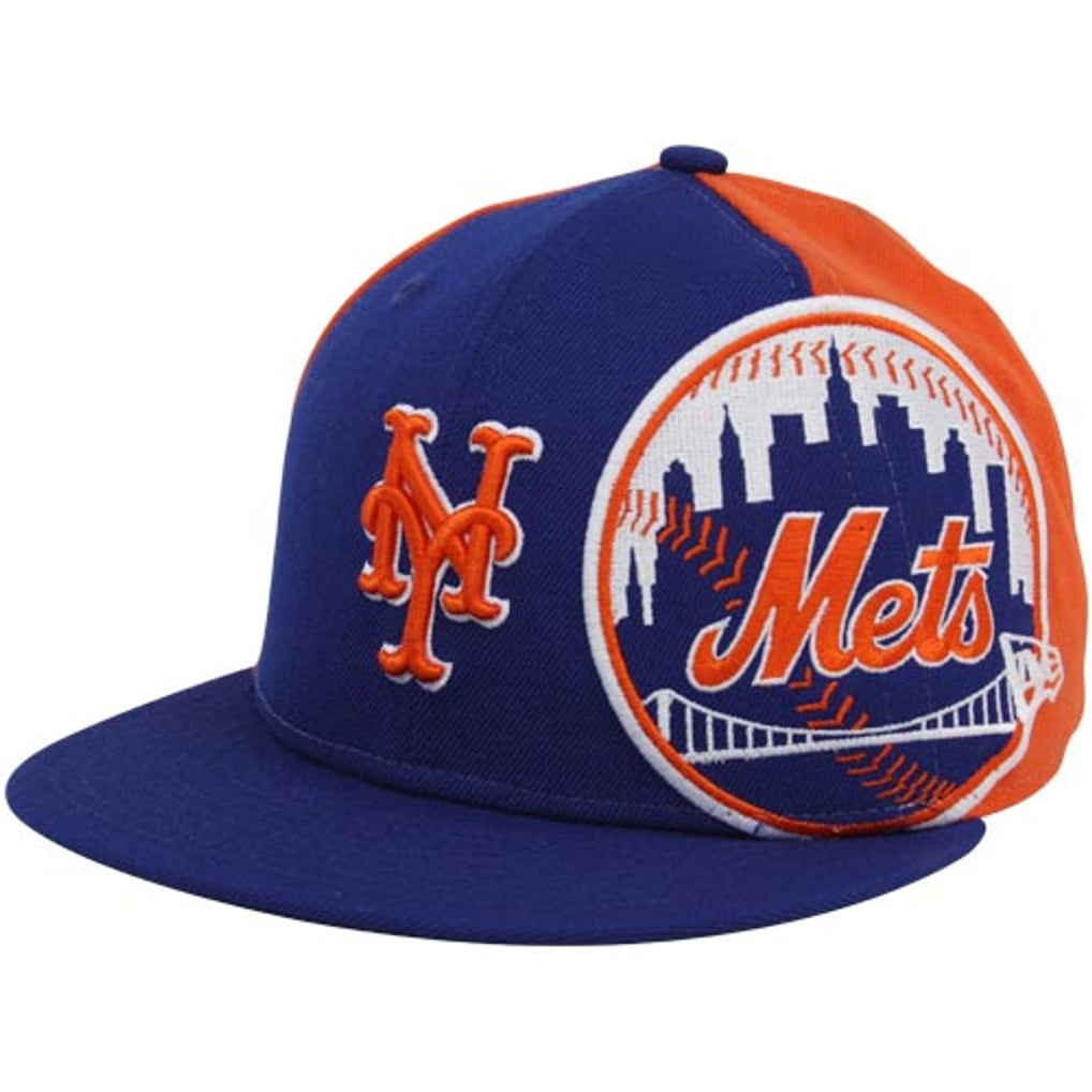 New Era New York Mets Royal Blue-Orange Side Fill 59FIFTY Fitted Hat