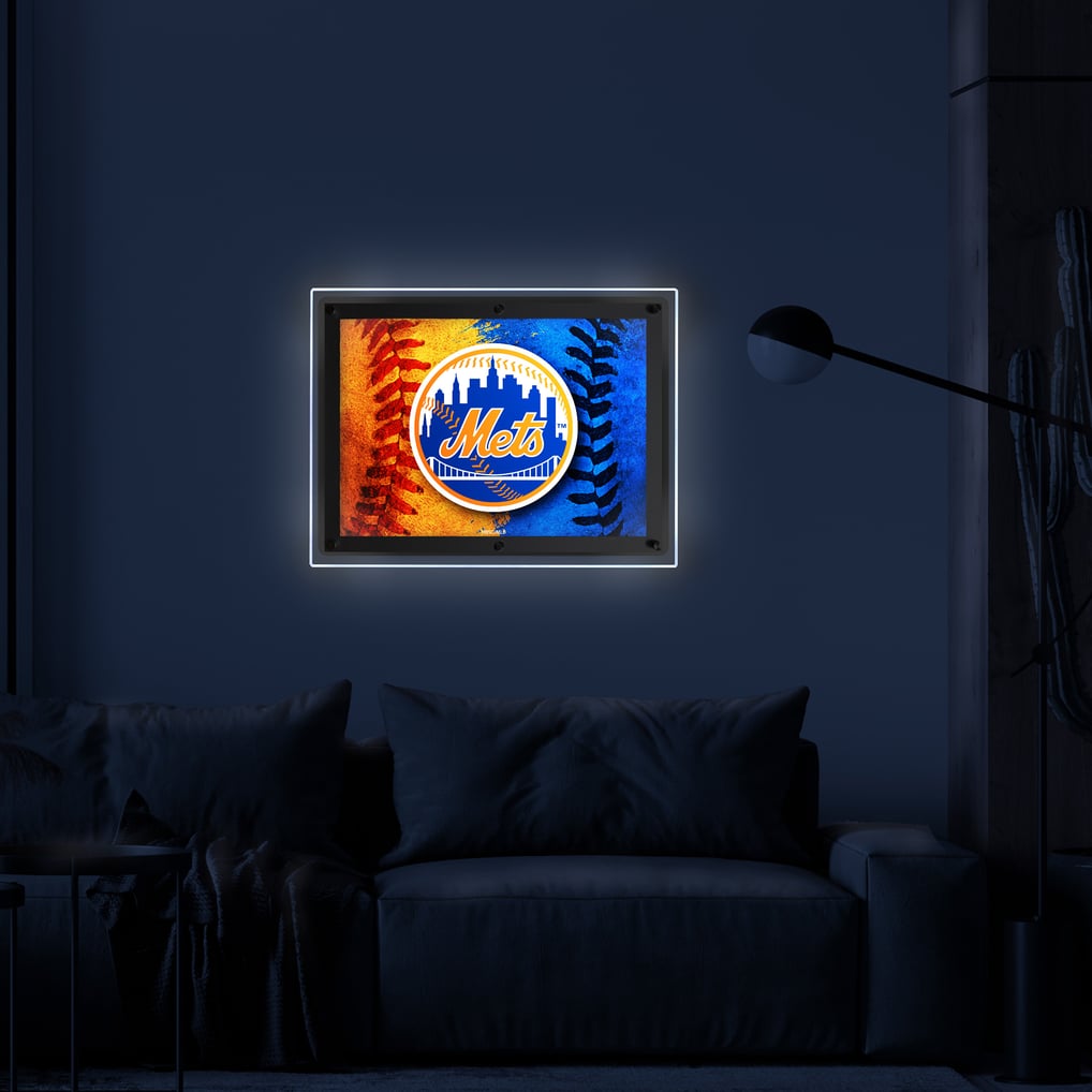 New York Mets 19" x 14.5" Backlit LED Sign